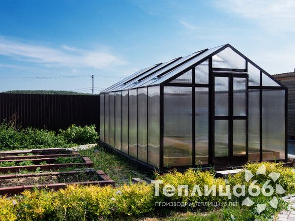 Теплица Рада Гарденикс 3 П под сотовый поликарбонат, ширина 3 м